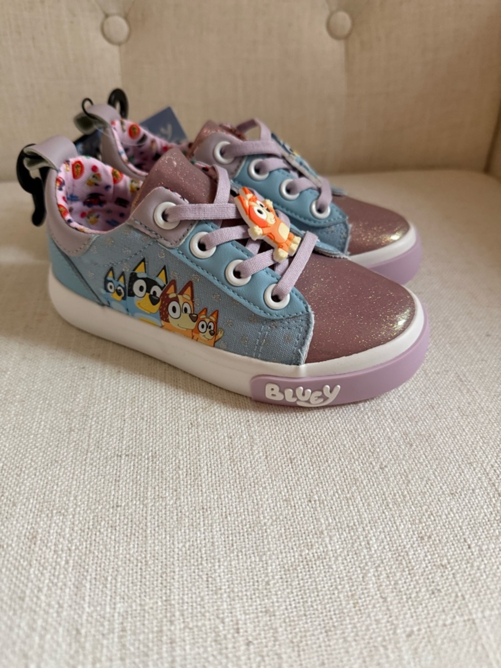 Bluey & Bingo Slip-On Court Sneaker - Size 9 Toddler Girl - Picture 8 of 9